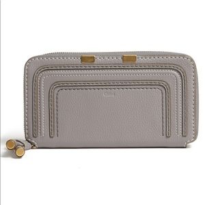 ‘Marcie - Long’ Zip Around Wallet in Cashmere Grey